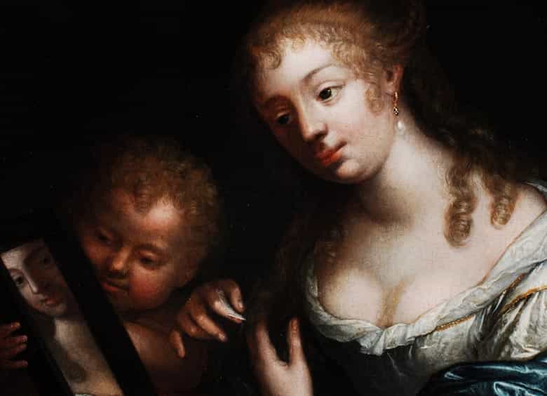 Detailabbildung: Caspar Netscher, 1639 – 1684