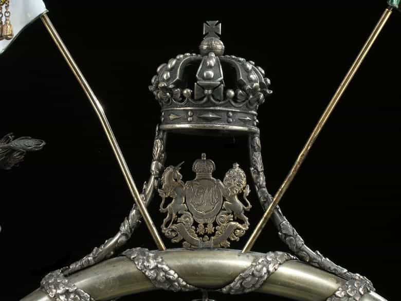 Detailabbildung: Miniaturbogen des Meisters J. Hartig