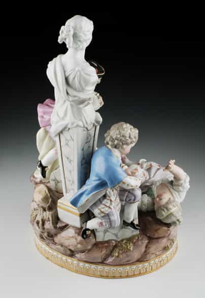 Detailabbildung: Meißener Figurengruppe