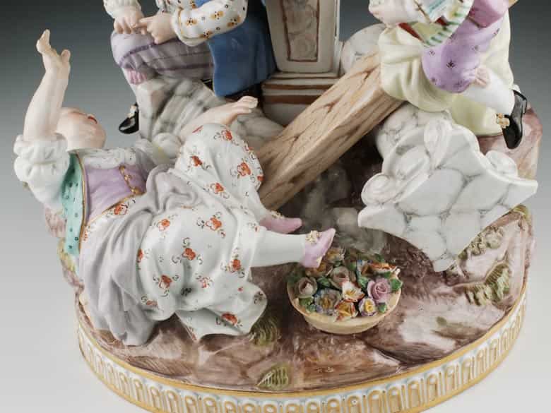 Detailabbildung: Meißener Figurengruppe