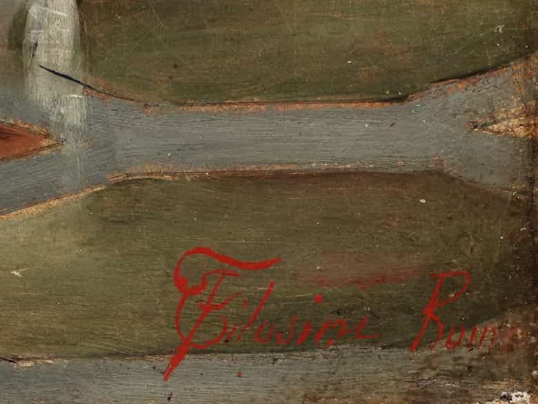 Detailabbildung: C. Filosini, Italienischer Maler des 19. Jahrhunderts 