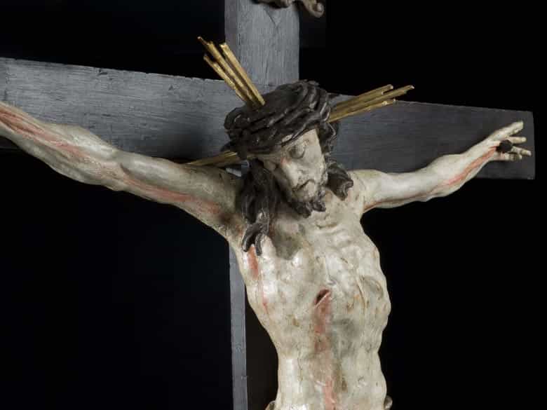 Detailabbildung: Joseph Mathias Götz, 1696 Bamberg - 1760 München Bedeutender Rokoko-Bildhauer, war tätig in Passau, Allersbach, Straubing und Krems