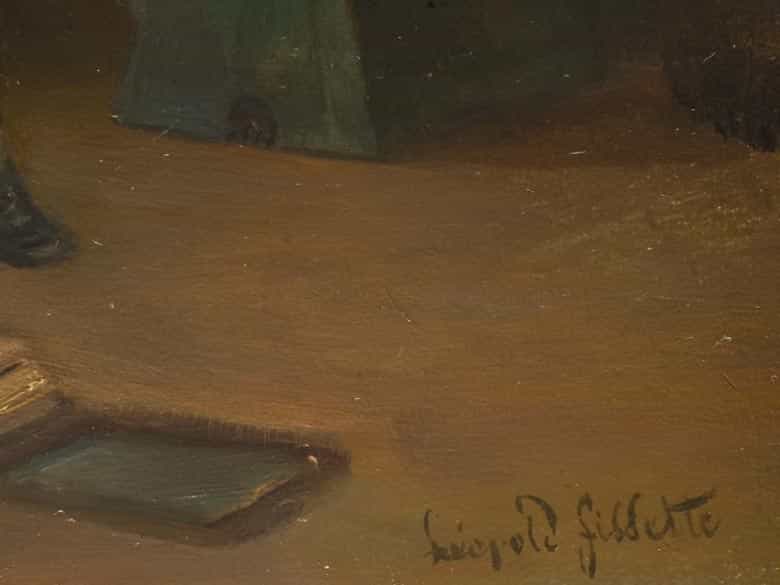 Detailabbildung: Leopold Fissette, Maler des 19. Jahrhunderts