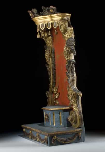 Detailabbildung: Barocker Figurenbaldachin