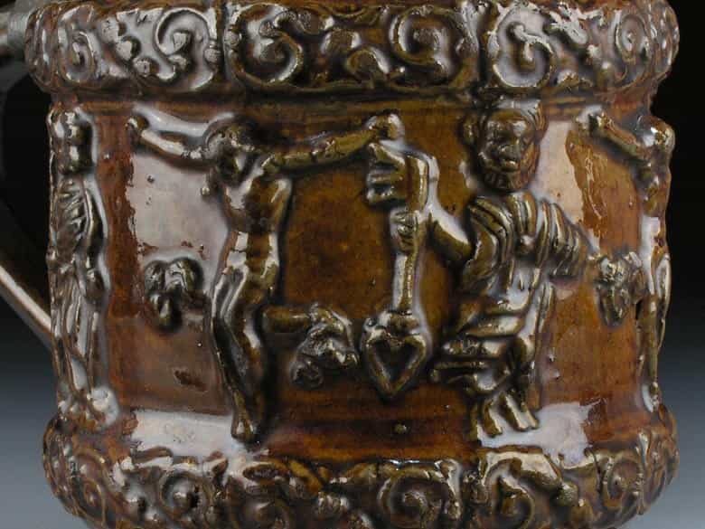 Detailabbildung: Sächsischer Steinzeugkrug