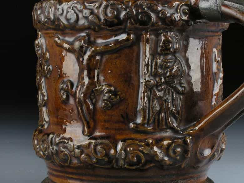 Detailabbildung: Sächsischer Steinzeugkrug