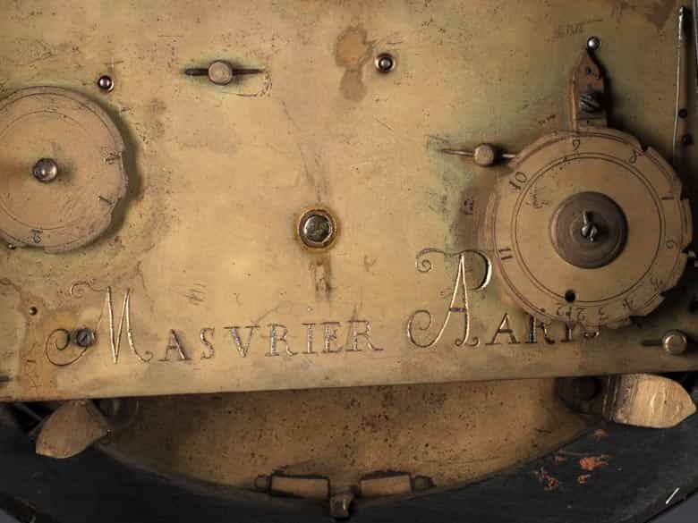 Detailabbildung: Große französische Boulle-Pendule