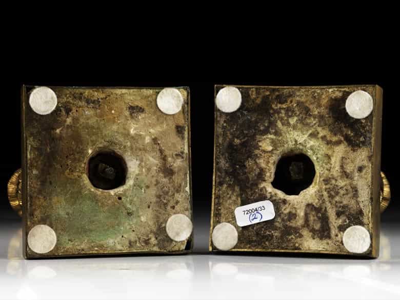 Detailabbildung: Paar Kerzenstöcke