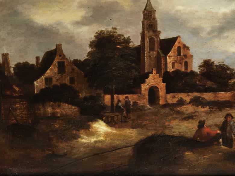 Detailabbildung: Claes Molenaer, um 1630 - 1676 Haarlem