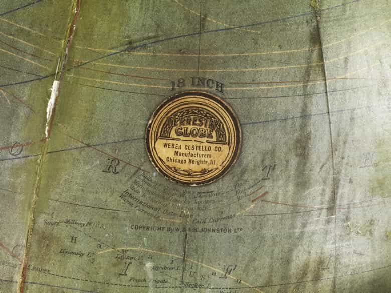 Detailabbildung: Großer Erdglobus