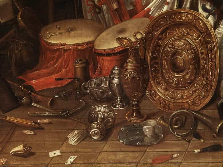 Detailabbildung: François van Aken, 1667, In der Lukas-Gilde und in den Liggeren. Bis 1714 erwähnt.