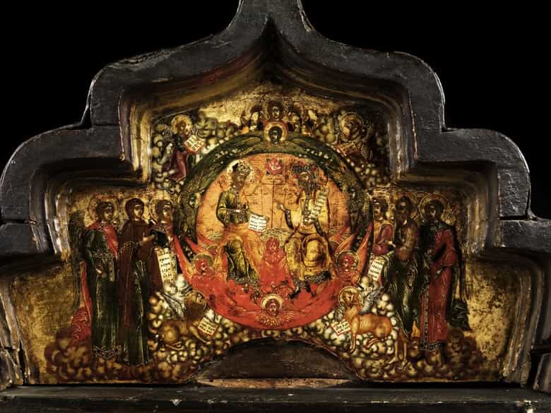 Detailabbildung: Ikonen-Triptychon