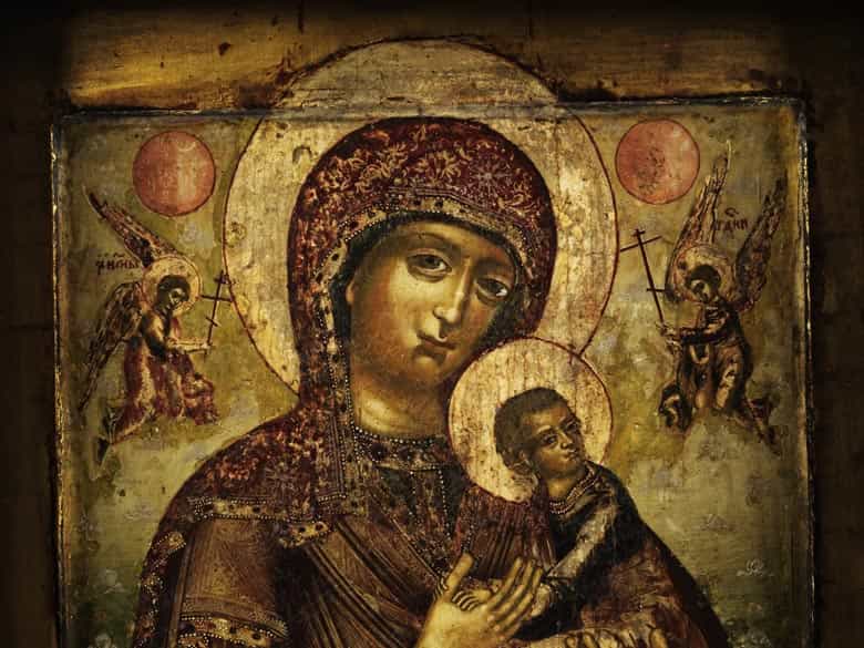 Detailabbildung: Ikonen-Triptychon