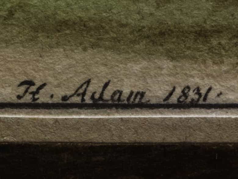 Detailabbildung: Heinrich Adam, 1787 Nördlingen - 1862 München