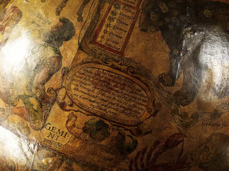 Detailabbildung: Großer Standglobus