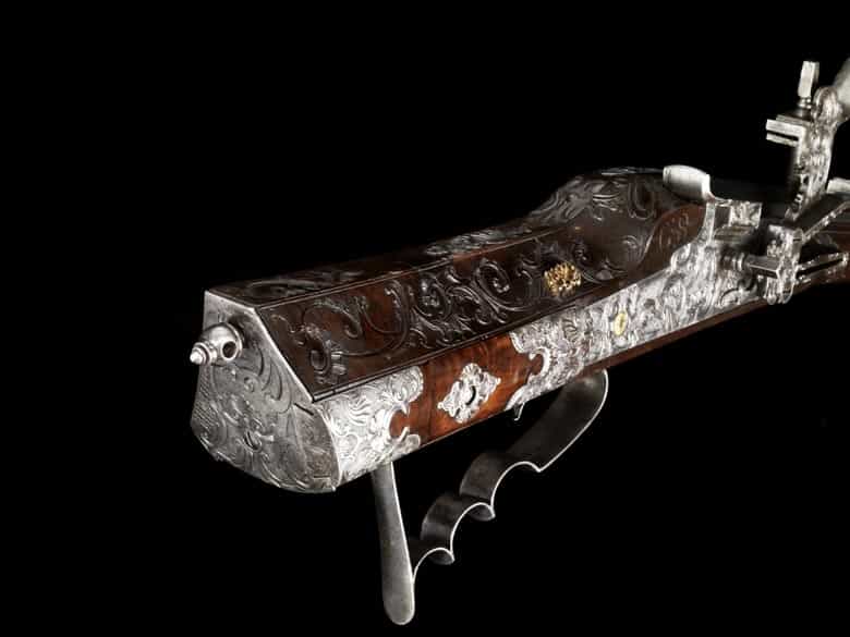 Detailabbildung: Radschlossbüchse, Straubing, um 1750