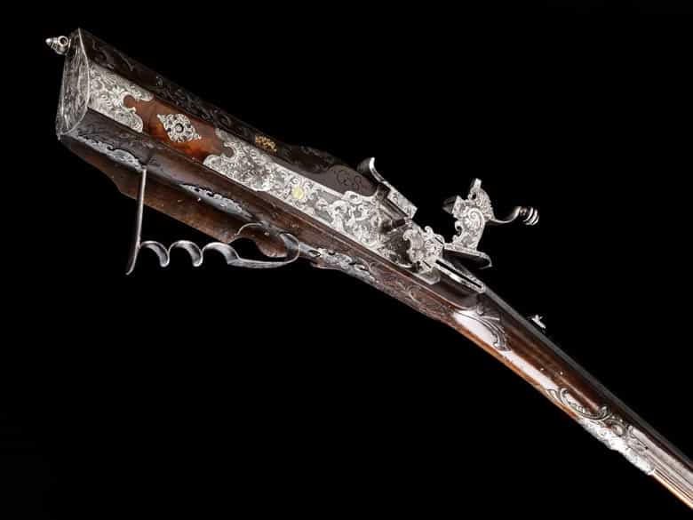 Detailabbildung: Radschlossbüchse, Straubing, um 1750