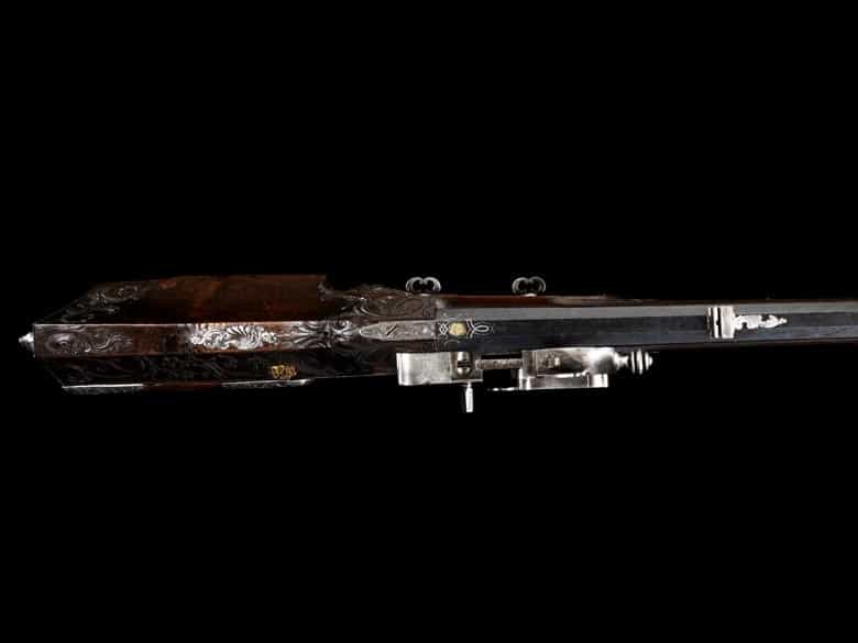 Detailabbildung: Radschlossbüchse, Straubing, um 1750