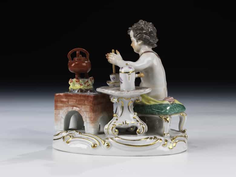 Detailabbildung: Meissener Porzellanfigur