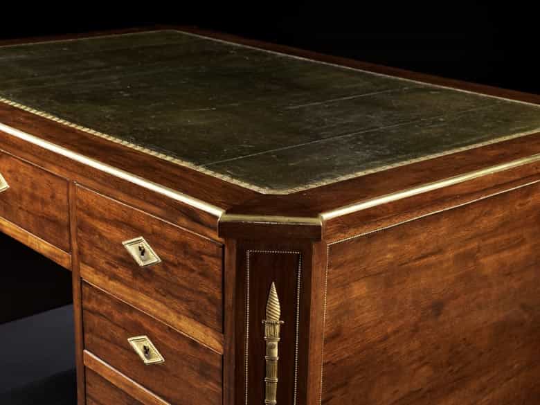 Detailabbildung: Empire-Doppelschreibtisch