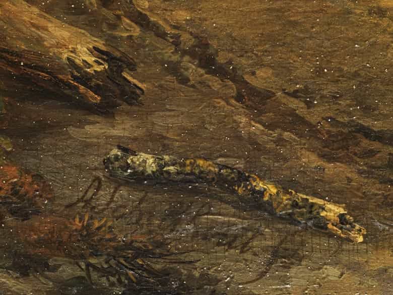 Detailabbildung: Andreas Schelfhout, 1787 Den Haag - 1870 Den Haag, zug.