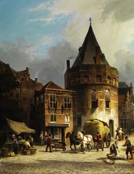Detailabbildung: Willem Koekkoek, 1839 - 1890