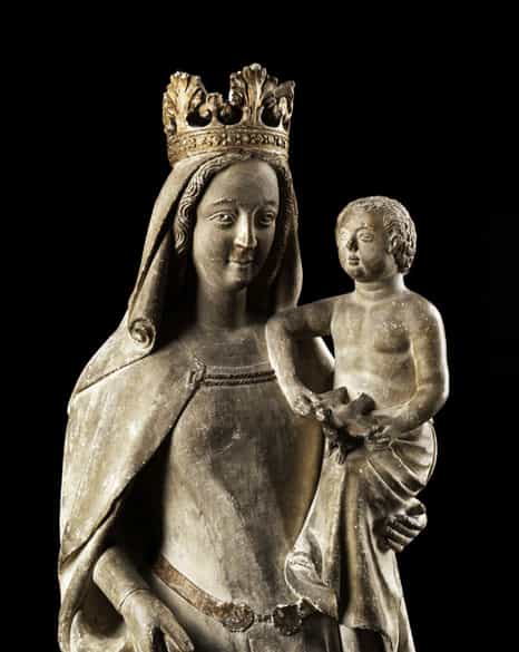Detailabbildung: Bedeutende Stein-Madonna