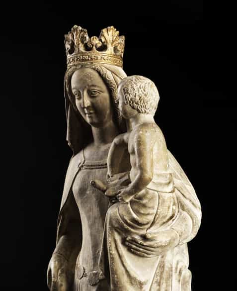 Detailabbildung: Bedeutende Stein-Madonna