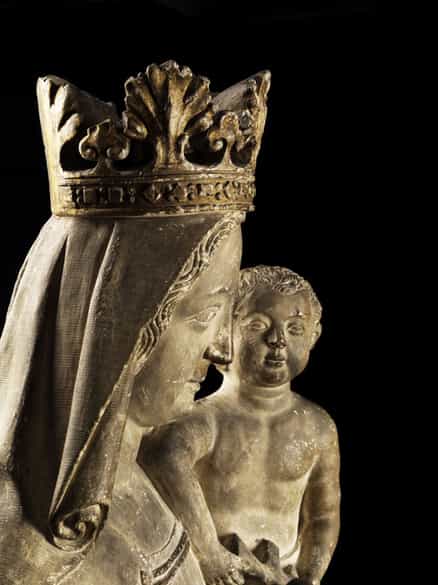 Detailabbildung: Bedeutende Stein-Madonna