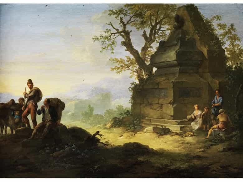 Detailabbildung: Franz de Paula Ferg, 1689 Wien - 1740 London