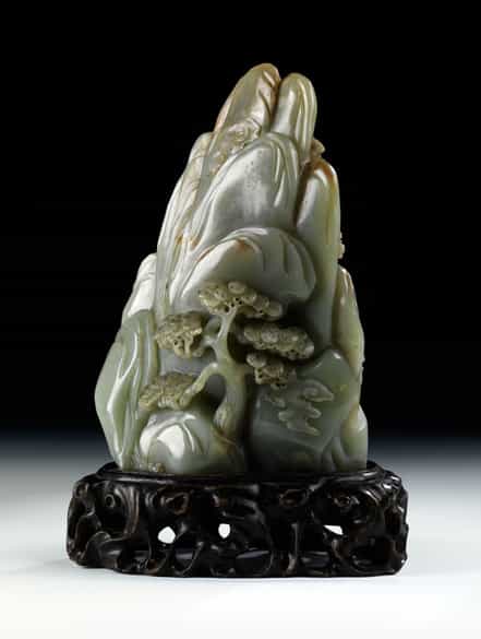 Detailabbildung: Jade-Schnitzerei