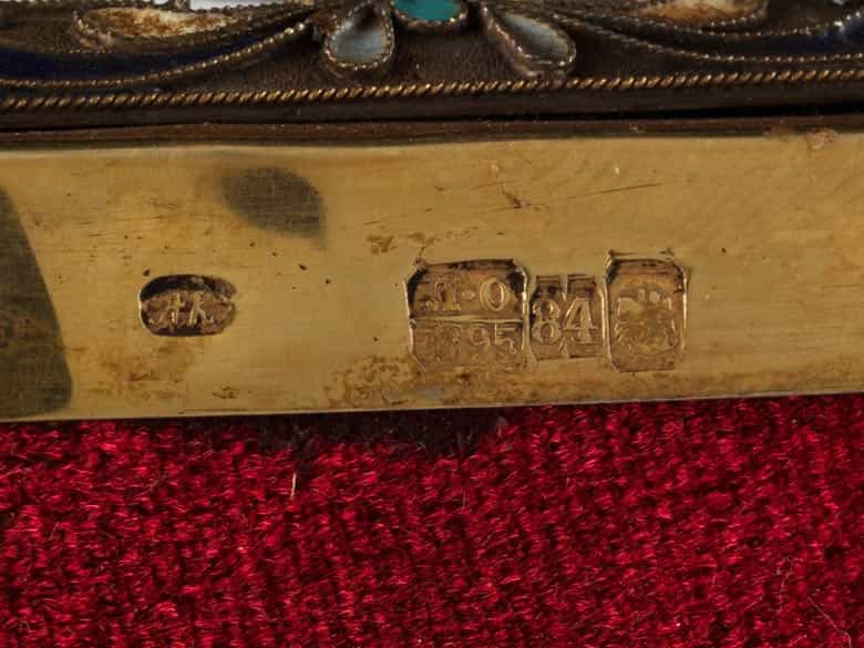 Detailabbildung: Ikone mit Darstellungen aus dem Marienleben