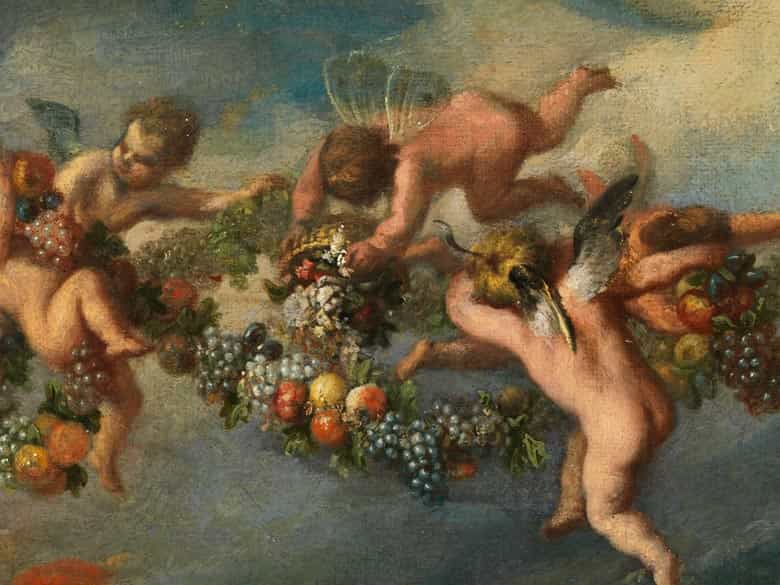 Detailabbildung: Guglielmo Cortese, Il Borgognone, 1628 - 1679 Rom, zug.