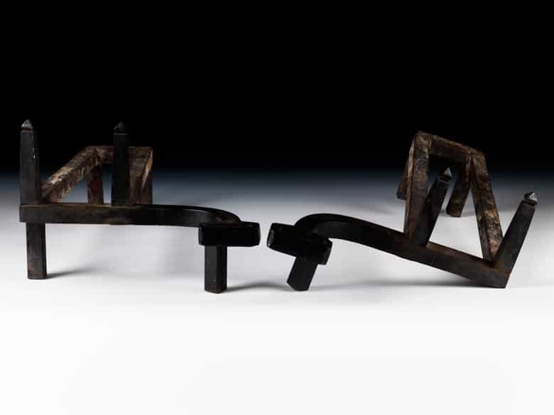 Detailabbildung: Paar Kaminböcke