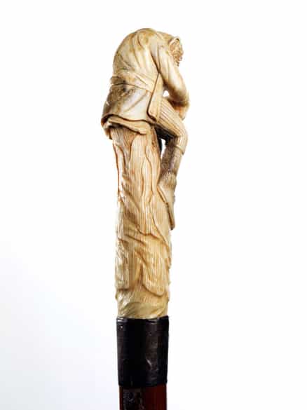 Detailabbildung: Stock mit Elfenbeingriff