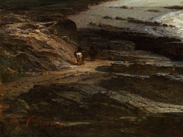 Detailabbildung: Gustave Courbet, 1819 Ornans - 1877 La Tour de Peilz