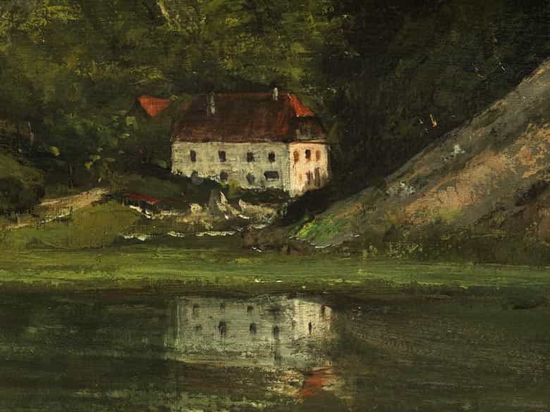 Detailabbildung: Gustave Courbet, 1819 Ornans - 1877 La Tour de Peilz