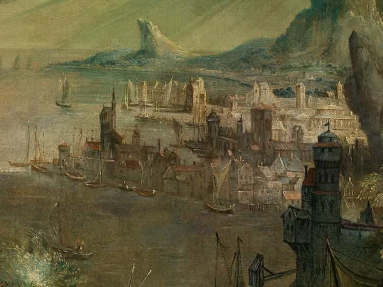 Detailabbildung: Lucas van Valckenborch, um 1530 - 1597, zug.
