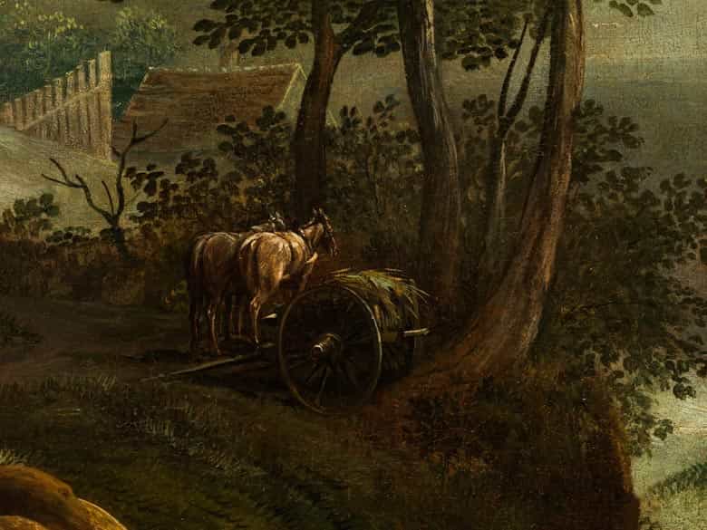 Detailabbildung: Lucas van Valckenborch, um 1530 - 1597, zug.