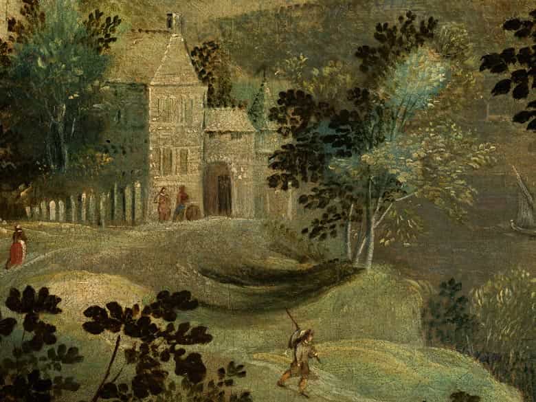 Detailabbildung: Lucas van Valckenborch, um 1530 - 1597, zug.
