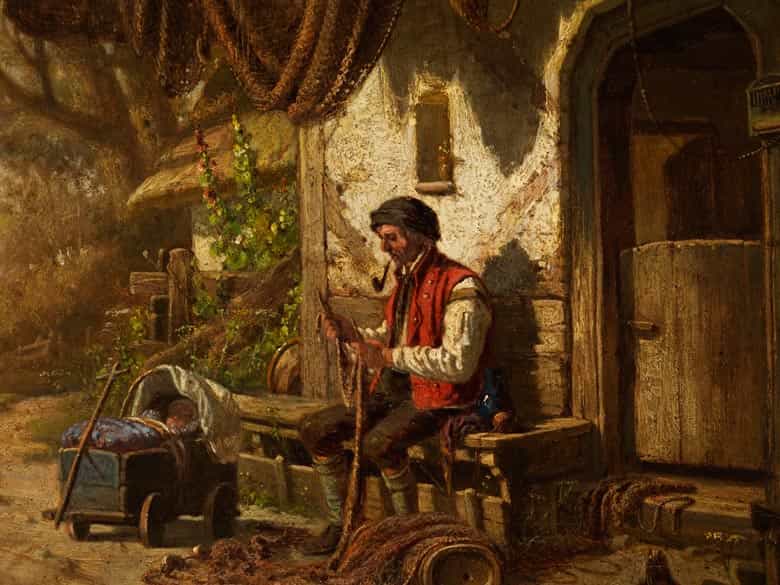 Detailabbildung: Ernst Fröhlich, 1810 Kempten - 1882 München 