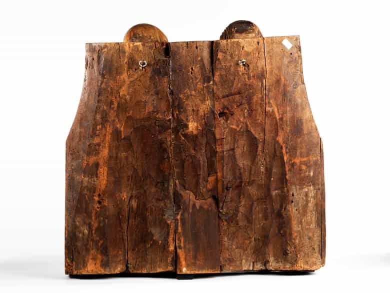 Detailabbildung: Seltene Darstellung des Marien-Thrones mit Mutter Anna, Maria und Maria Salome