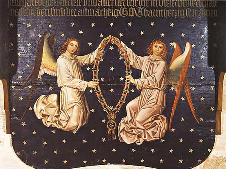 Detailabbildung: Bankett-Tafeltuch aus dem ehemaligen Besitz Kaiser Wilhelm II., 1859 -1941