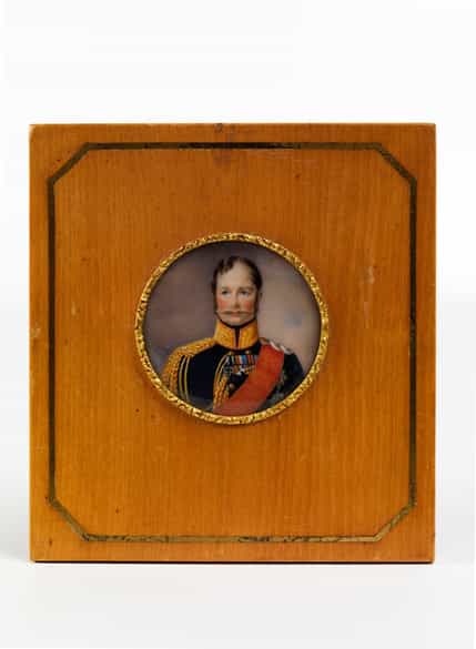 Detailabbildung: Miniaturporträt des Prinzen Wilhelm von Preußen, des späteren Kaisers Wilhelm I., 1797 - 1888