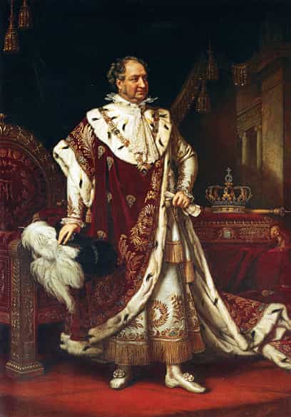 Detailabbildung: Mundtuch aus dem ehemaligen Besitz des Königs Maximilian I. Joseph von Bayern, 1756 - 1825