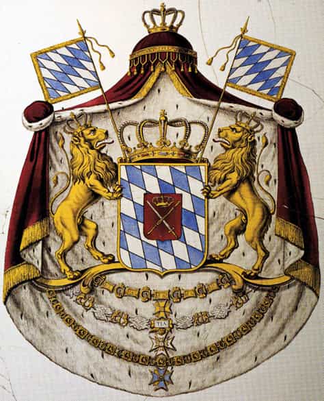 Detailabbildung: Mundtuch aus dem ehemaligen Besitz des Königs Maximilian I. Joseph von Bayern, 1756 - 1825