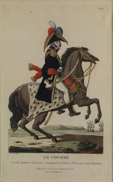 Detailabbildung: Serie von 13 Stichen mit Darstellung der Generäle und Admiräle des französischen Heeres gegen England