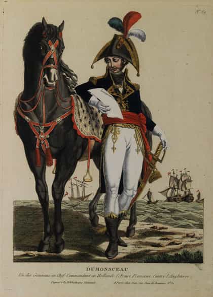 Detailabbildung: Serie von 13 Stichen mit Darstellung der Generäle und Admiräle des französischen Heeres gegen England