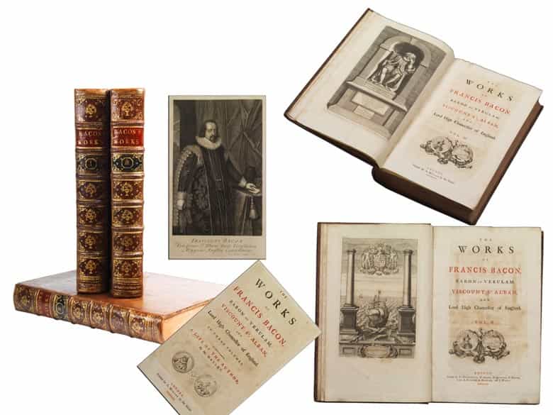 Detailabbildung: Prunkvolle Bibliothek mit 1067 Büchern des 18. Jahrhunderts