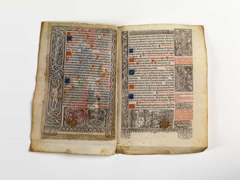 Detailabbildung: Stundenbuch-Blatt 